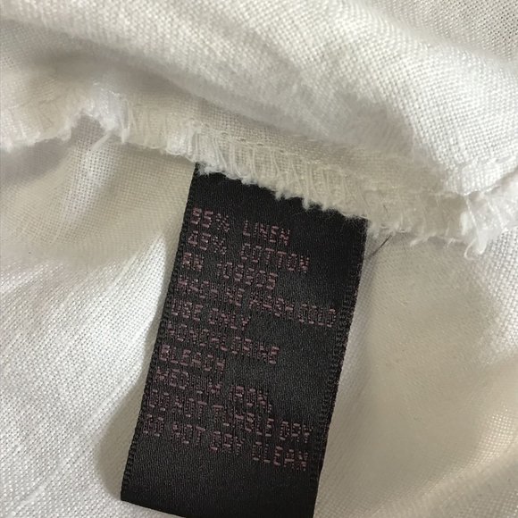 Embroidered Linen Blend Top - Picture 9 of 9